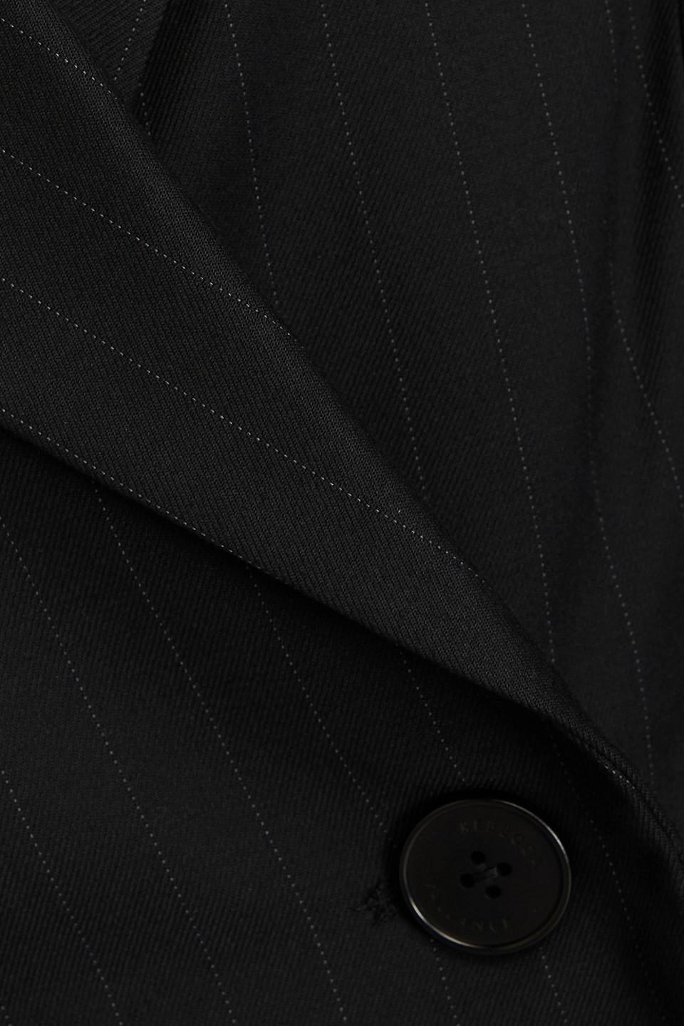 Charlie pinstriped twill blazer