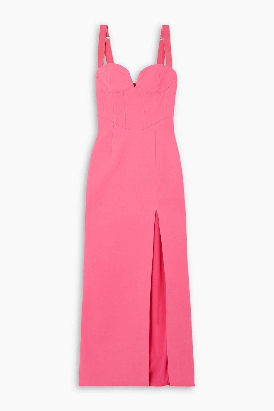 Crepe maxi dress