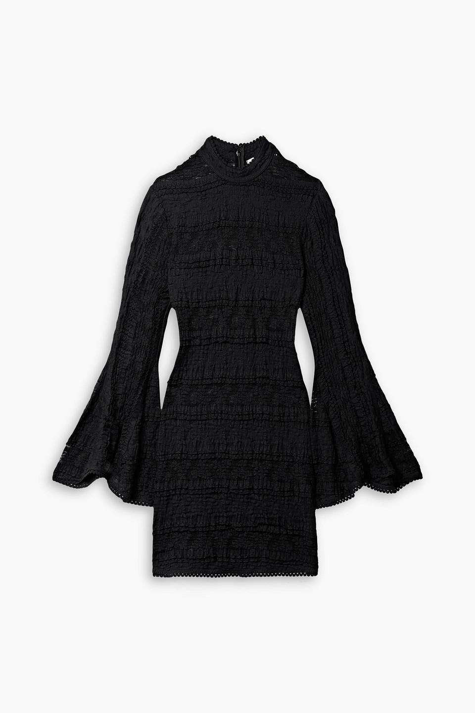 Adara open-knit mini dress