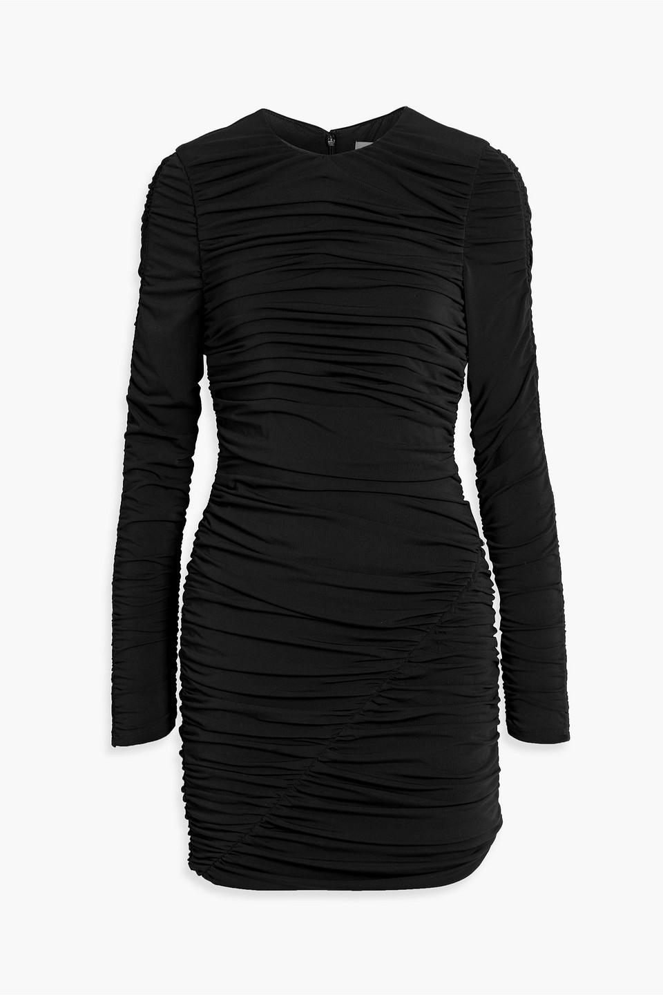 Gwen ruched stretch-jersey mini dress