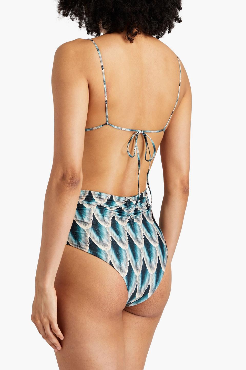 Vaiven Pluma printed bikini briefs