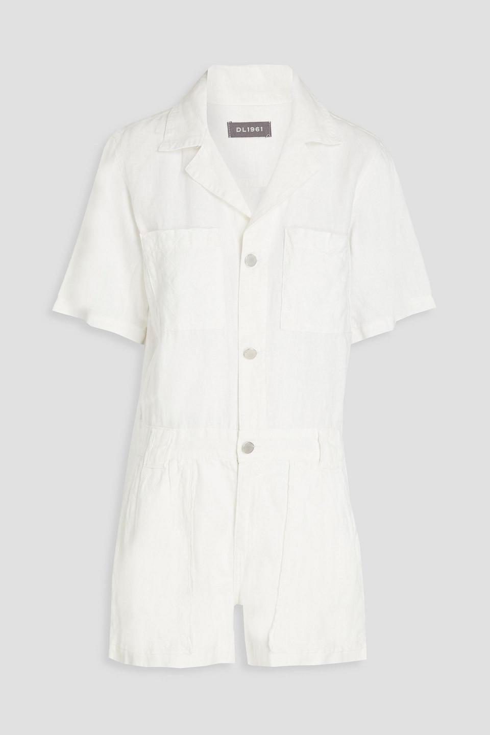 Hannah linen playsuit