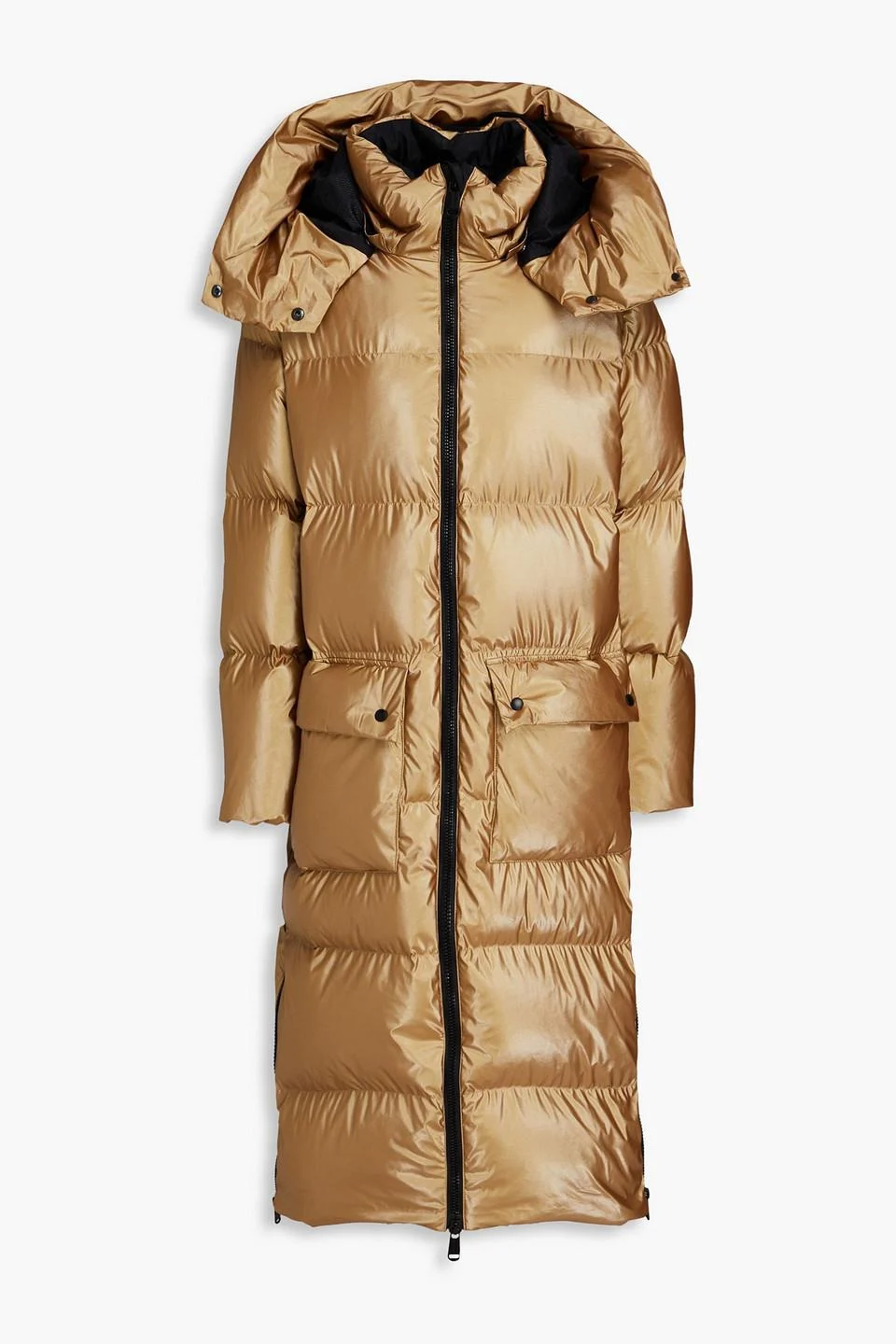 Jett quilted hooded down coat