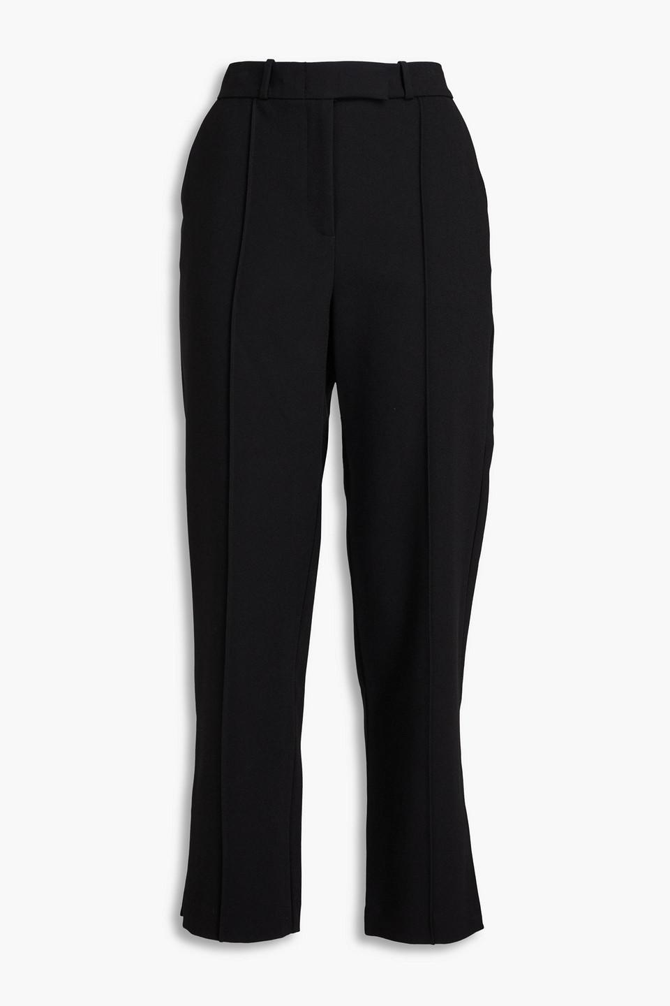 Vera cropped crepe straight-leg pants