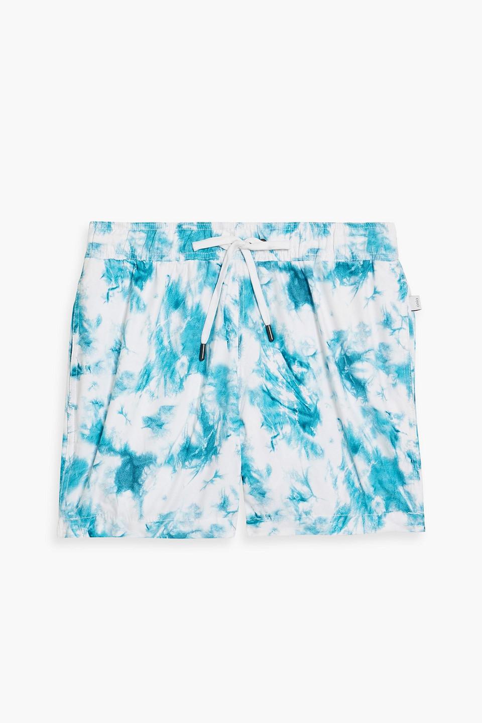 Charles mid-length printed swim shorts