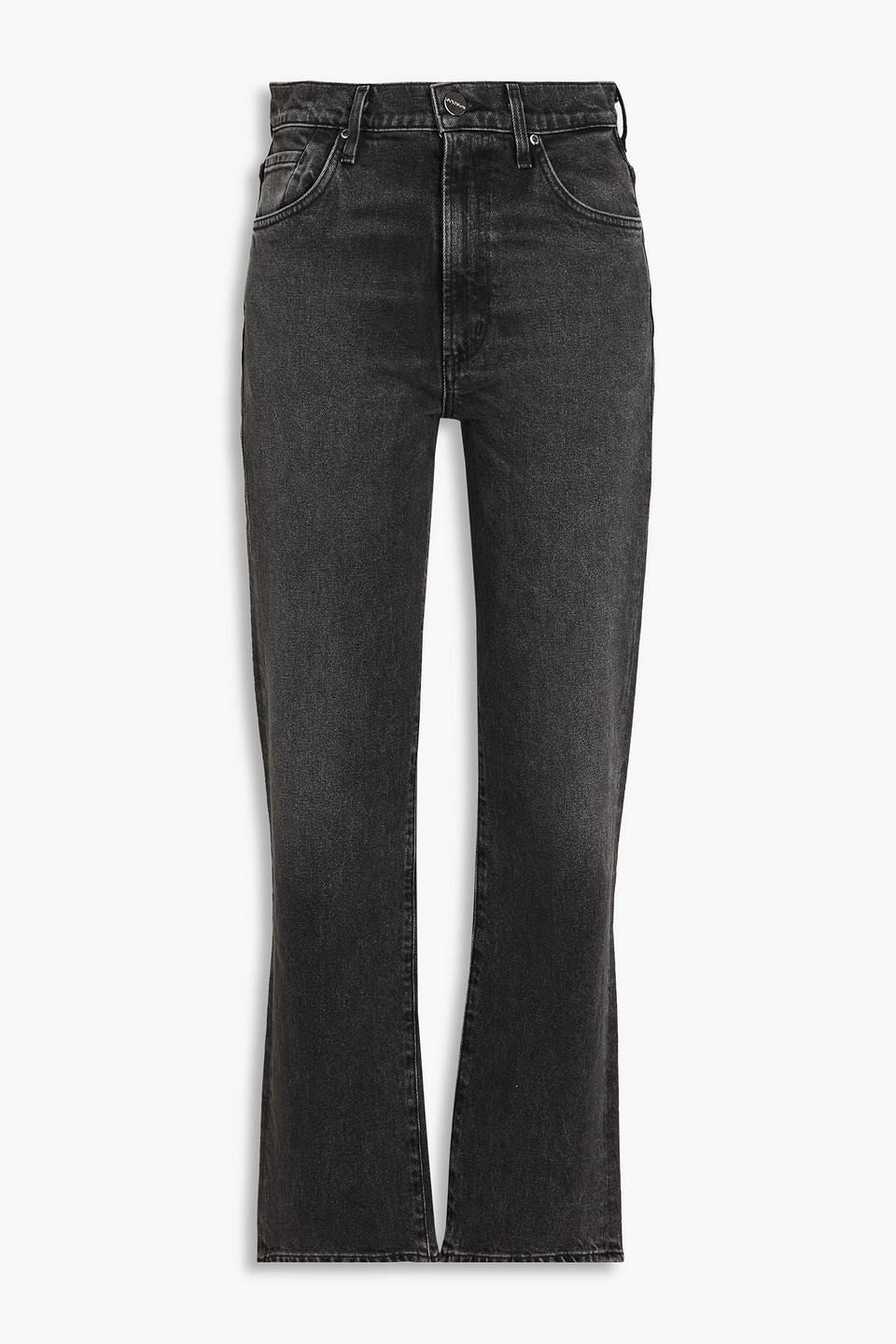 The Mellery high-rise straight-leg jeans