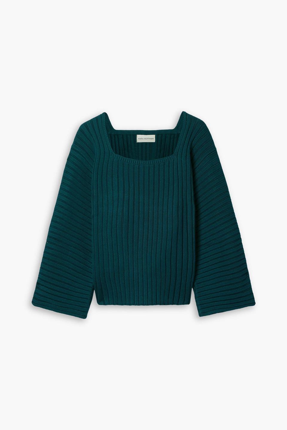 Jocelyn ribbed cotton-blend sweater