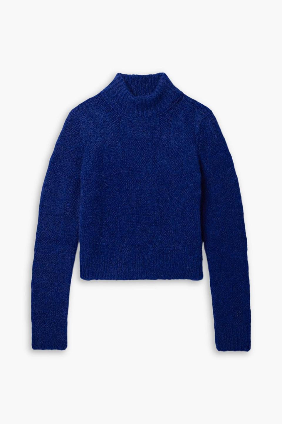 Brigitt brushed knitted turtleneck sweater