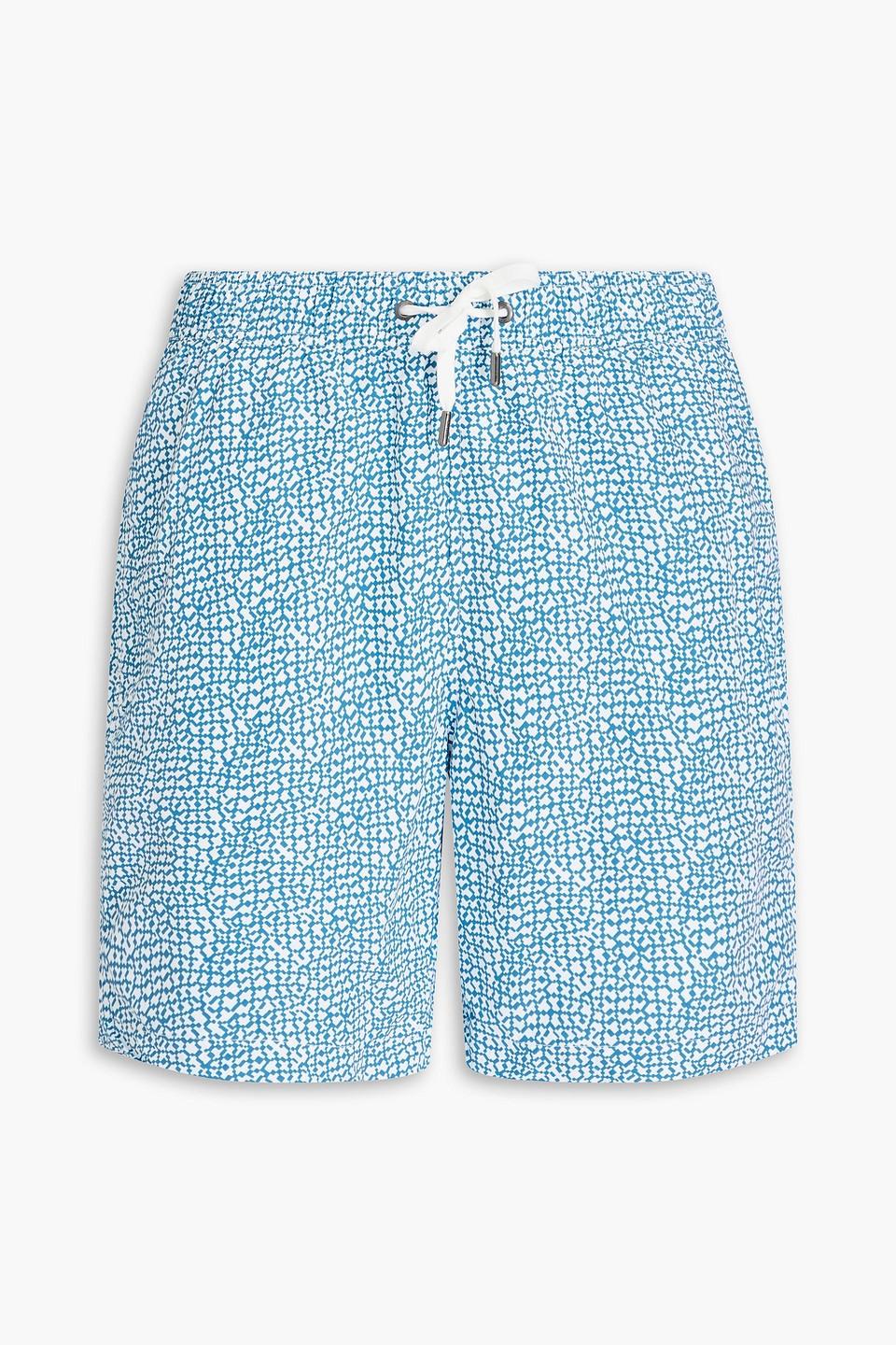 Charles mid-length printed swim shorts