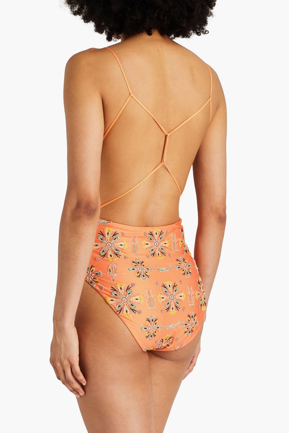 Ceràmica Chivas embellished  swimsuit