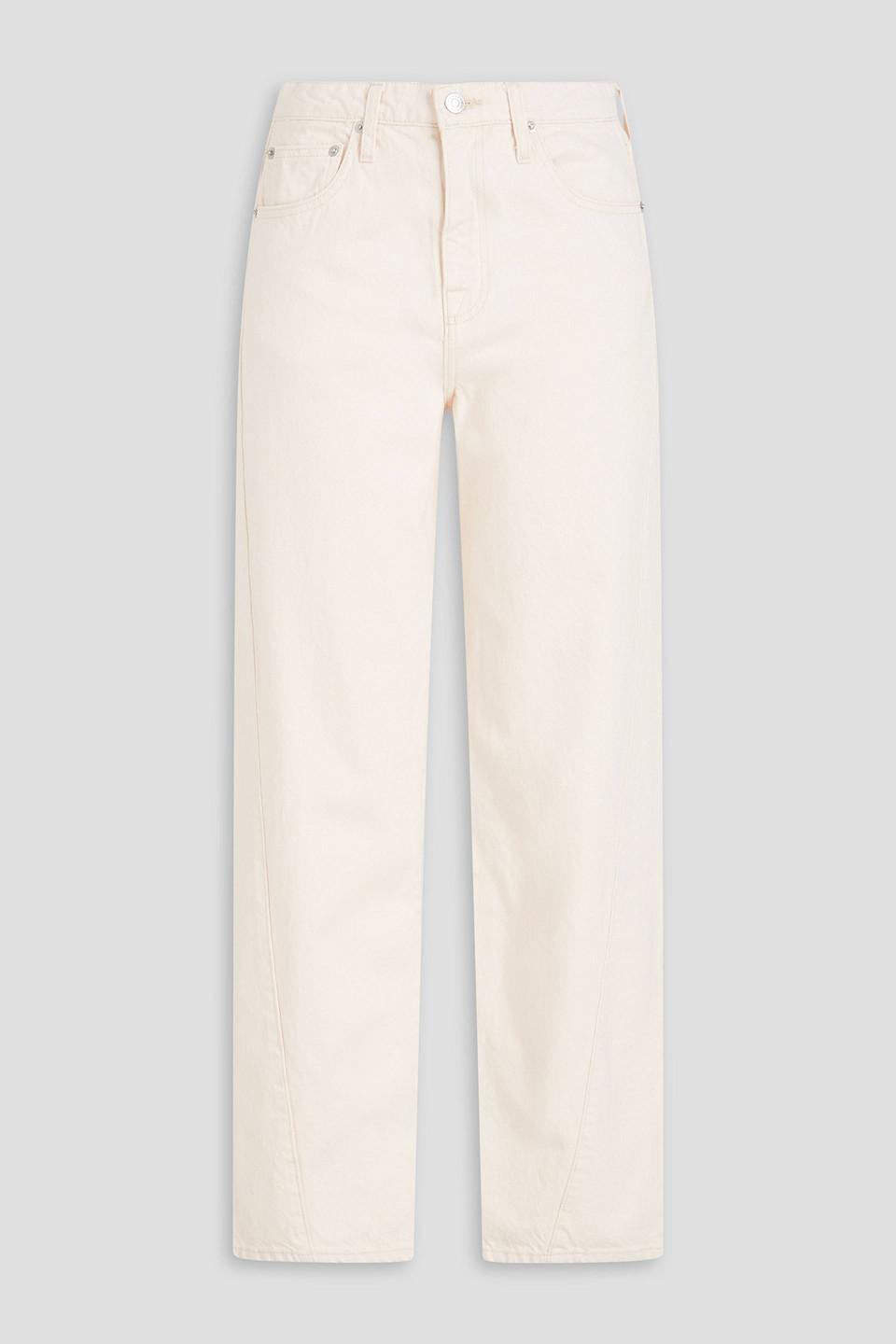 Sawyer high-rise straight-leg jeans