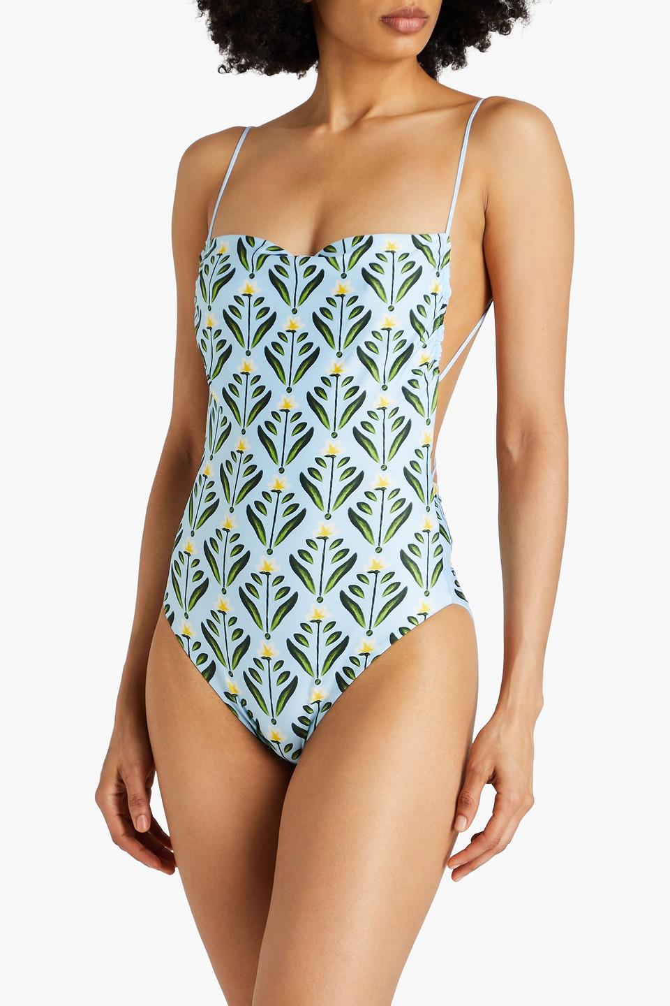 Cerámica Margarita floral-print swimsuit