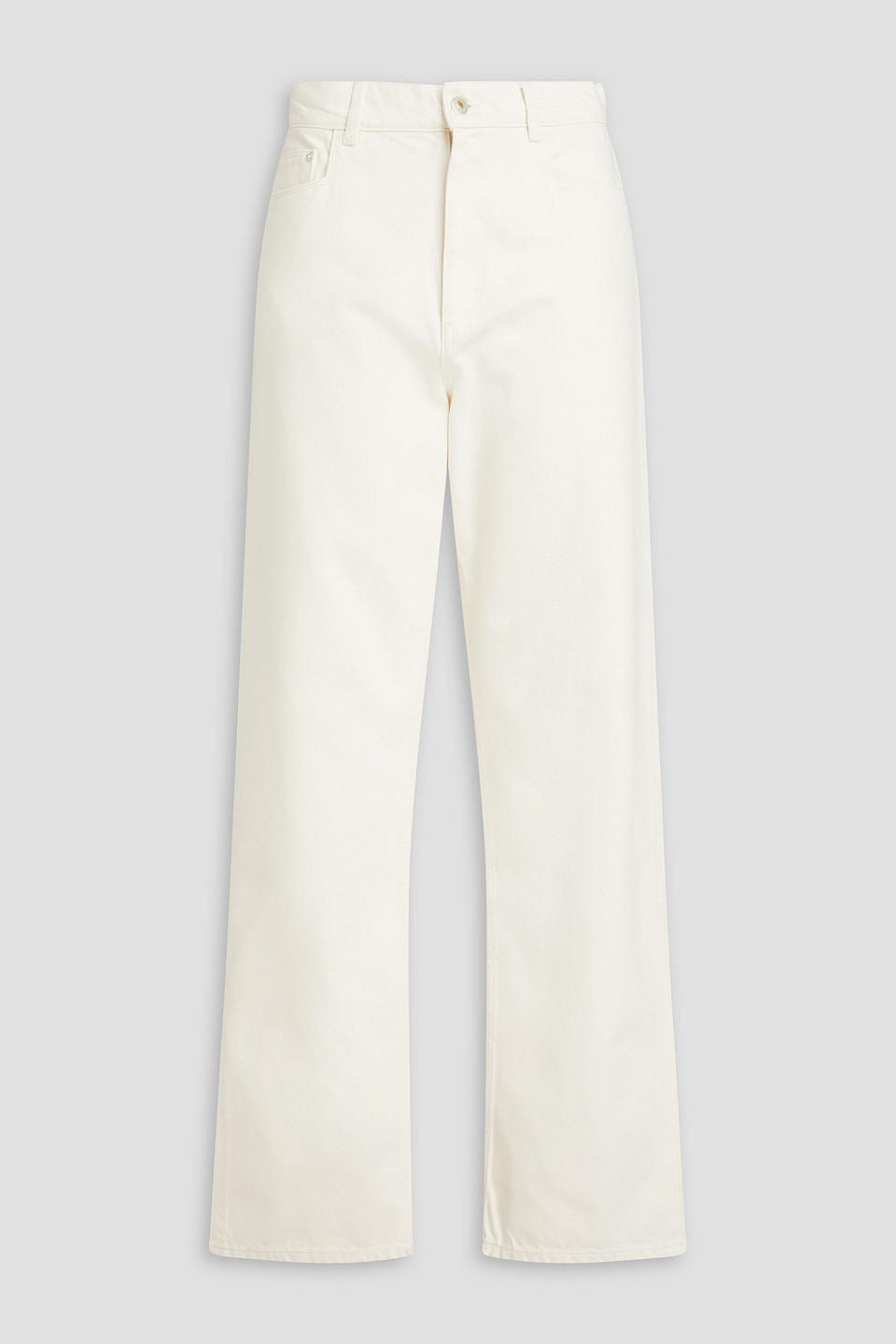 Poppy high-rise straight-leg jeans