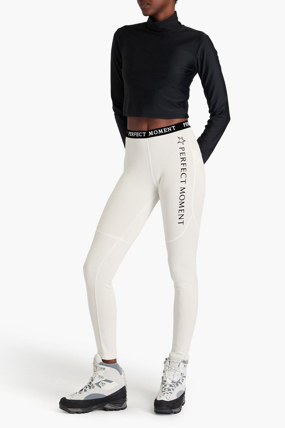 Logo-print jersey leggings