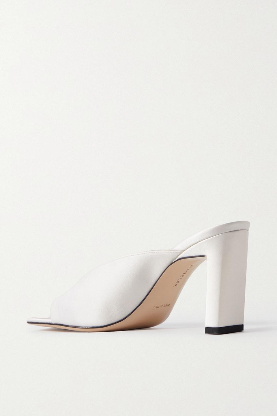 Isa satin mules