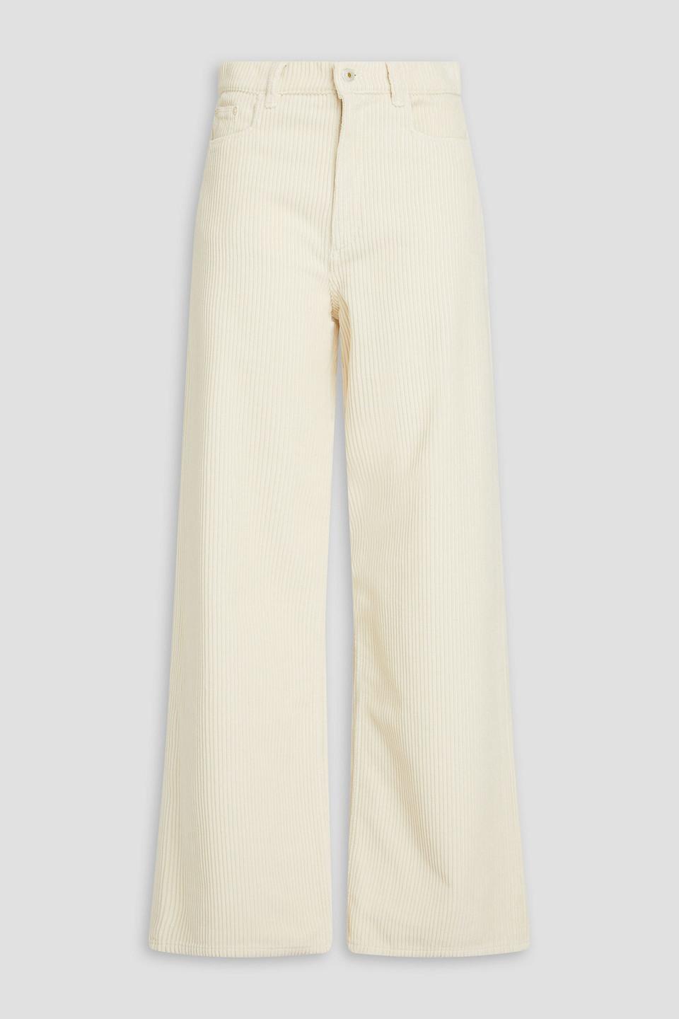 Magnolia cotton-corduroy wide-leg pants