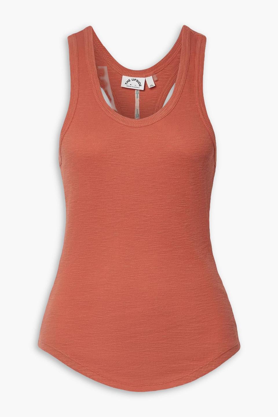 Frankie ribbed cotton-jersey tank