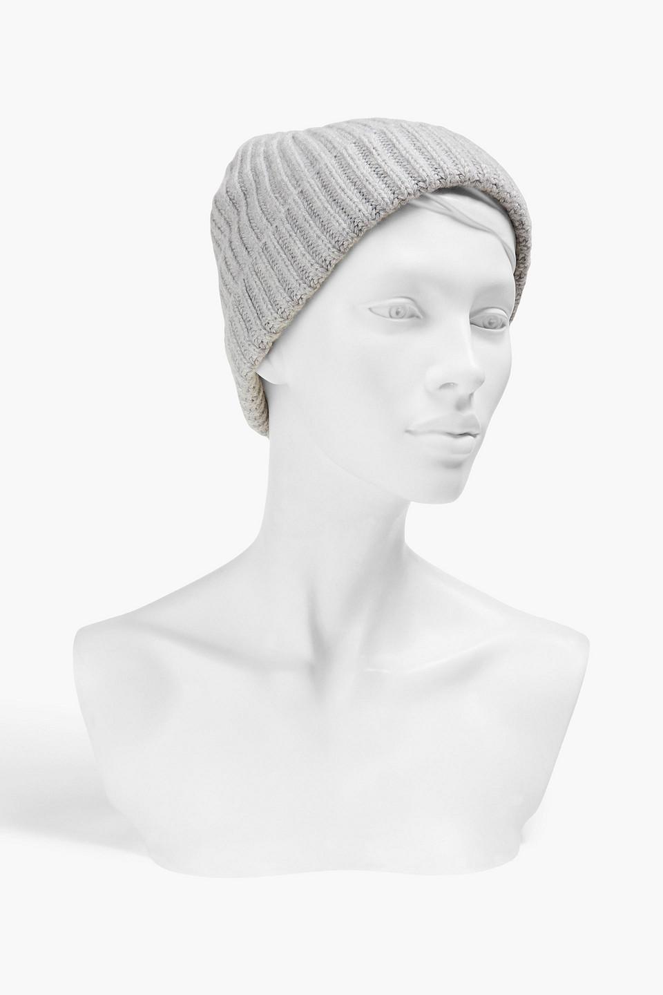 Lutz ribbed cashmere beanie