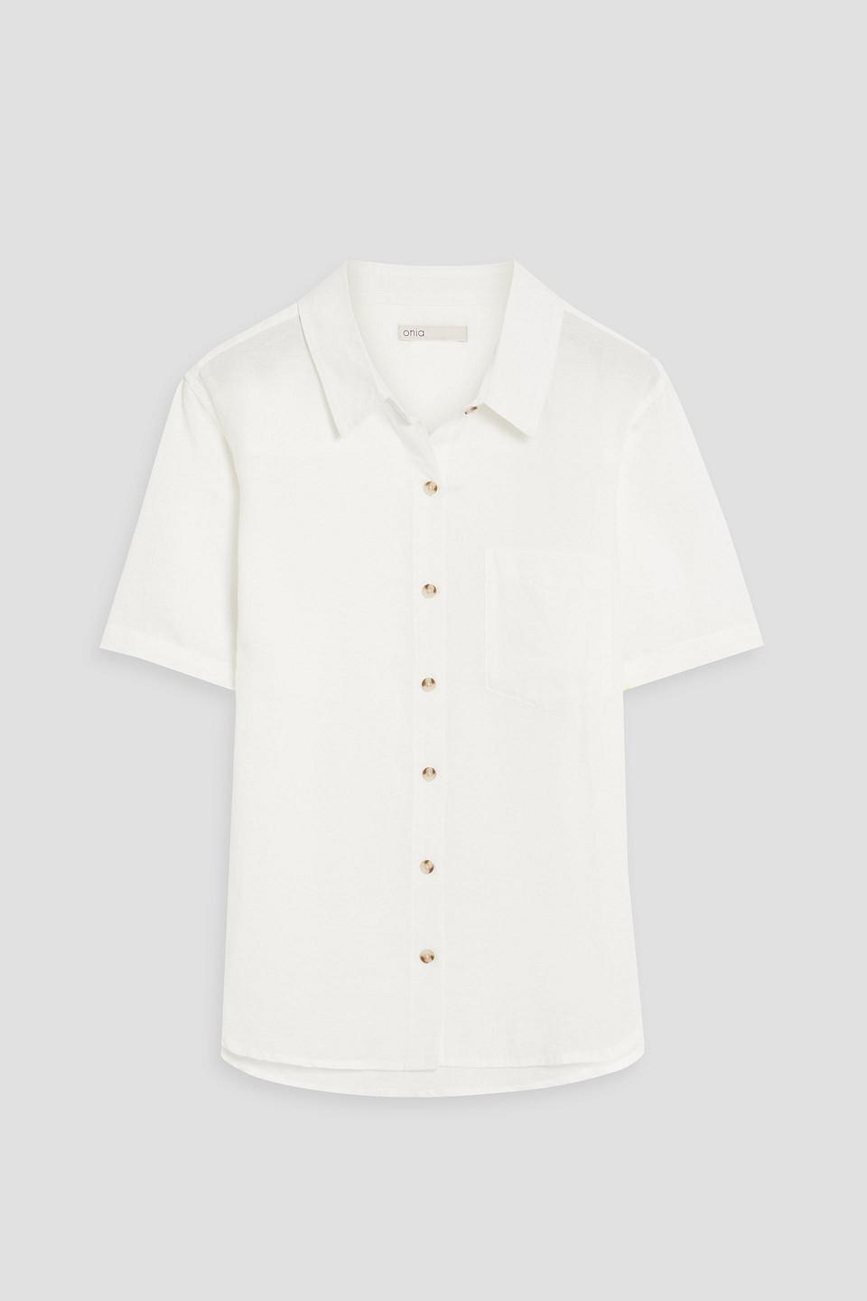 Linen and Lyocell-blend shirt