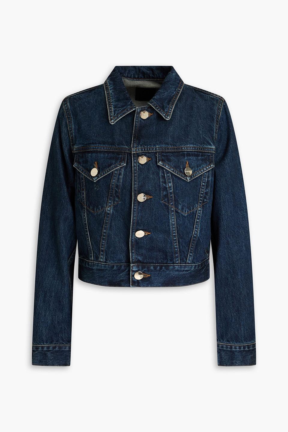 Tagore cropped denim jacket