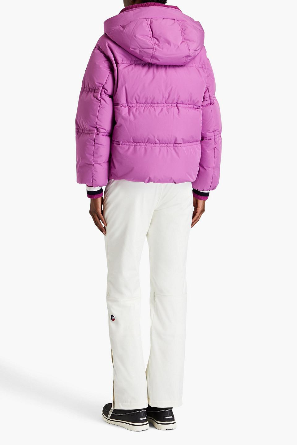 Hortensa quilted hooded down ski jacket