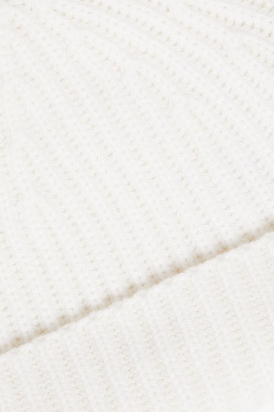 Lutz ribbed cashmere beanie