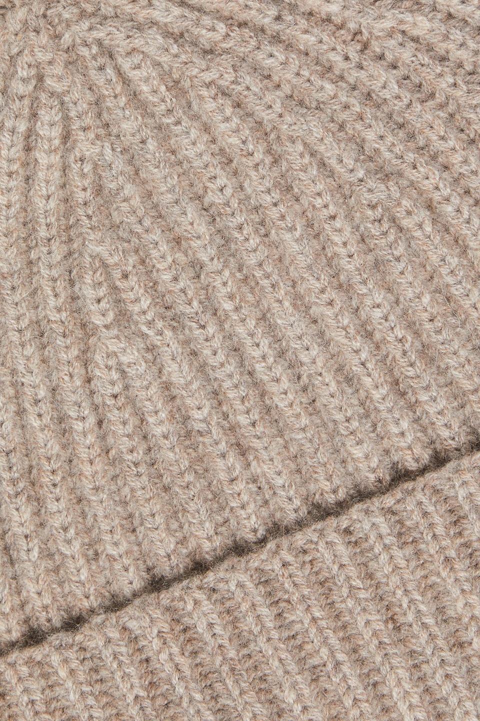 Lutz ribbed cashmere beanie