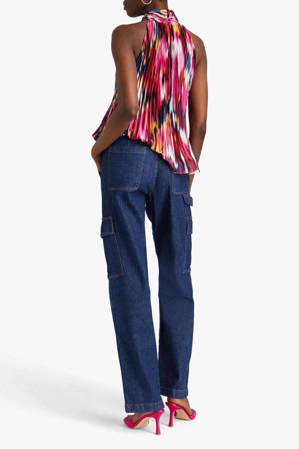 Axelle high-rise straight-leg jeans