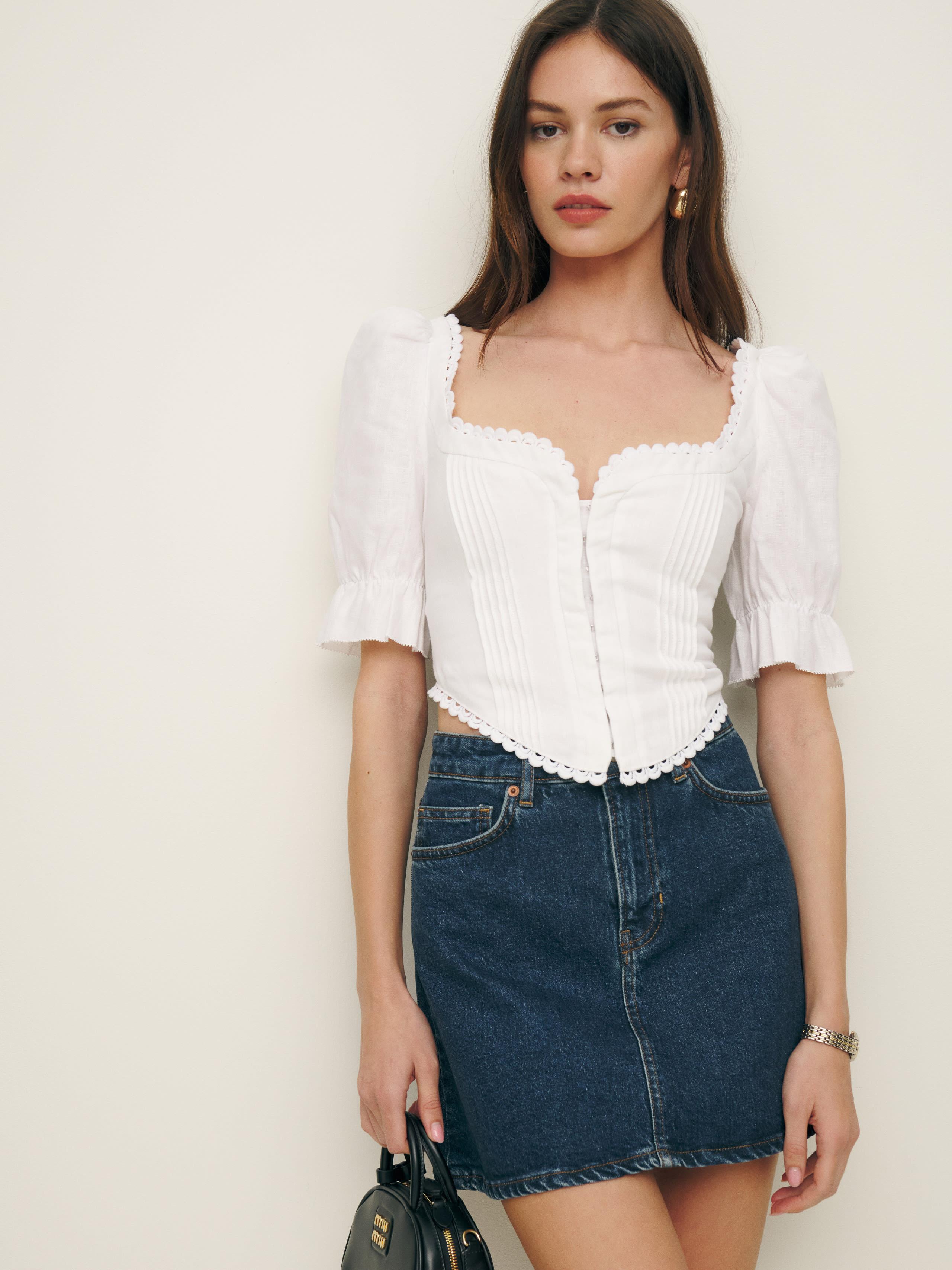 Simmie Linen Top