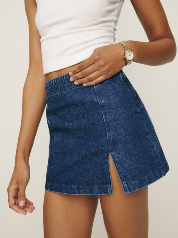 Siobhan Denim Mini Skirt