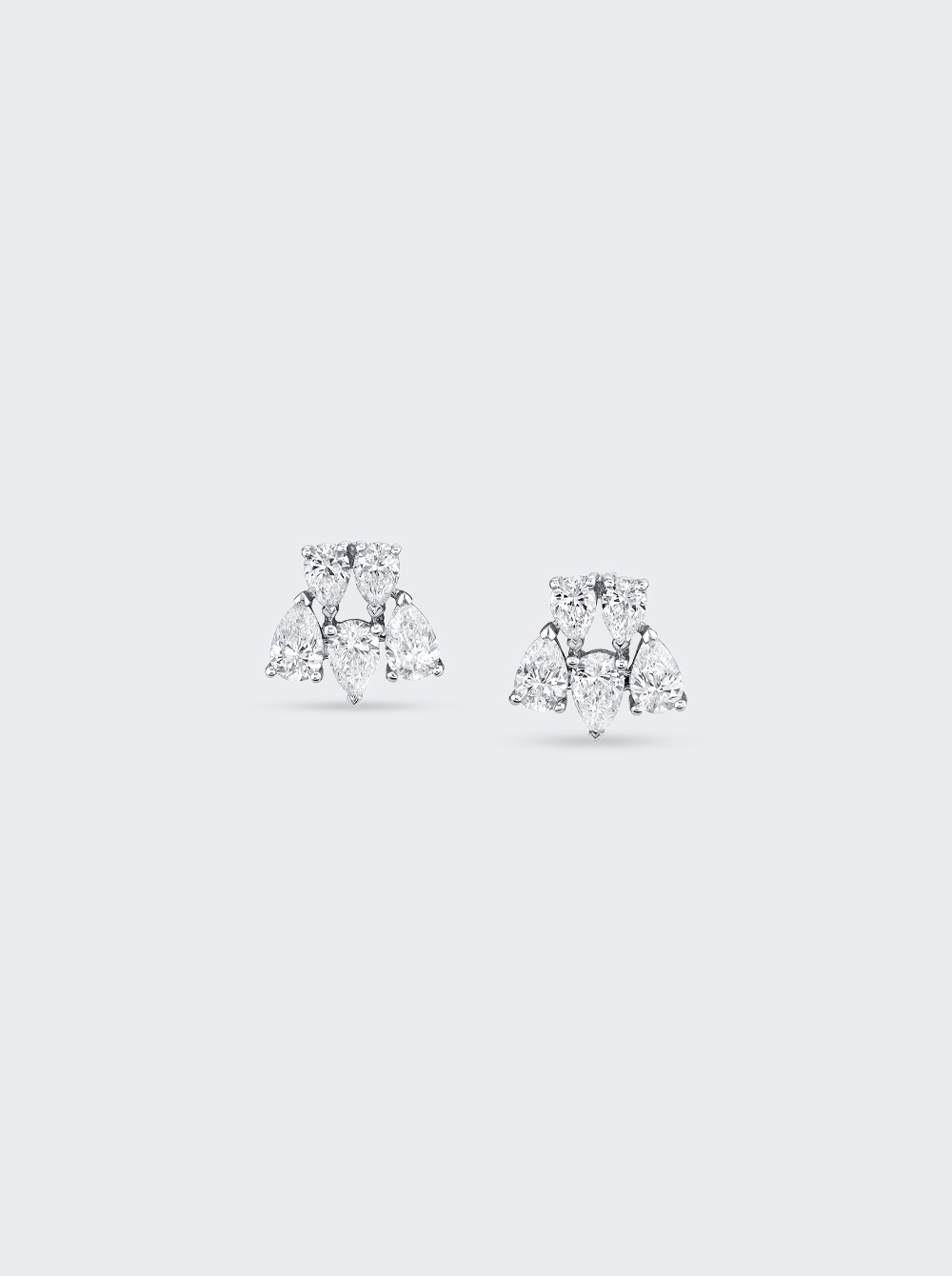 Clara Diamond Earrings 18k White Gold