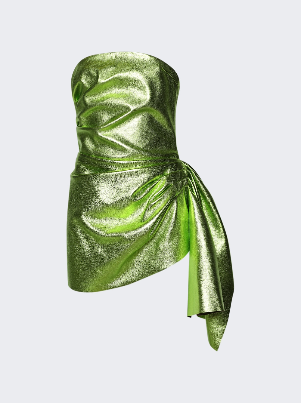 Strapless Cocktail Dress Lime