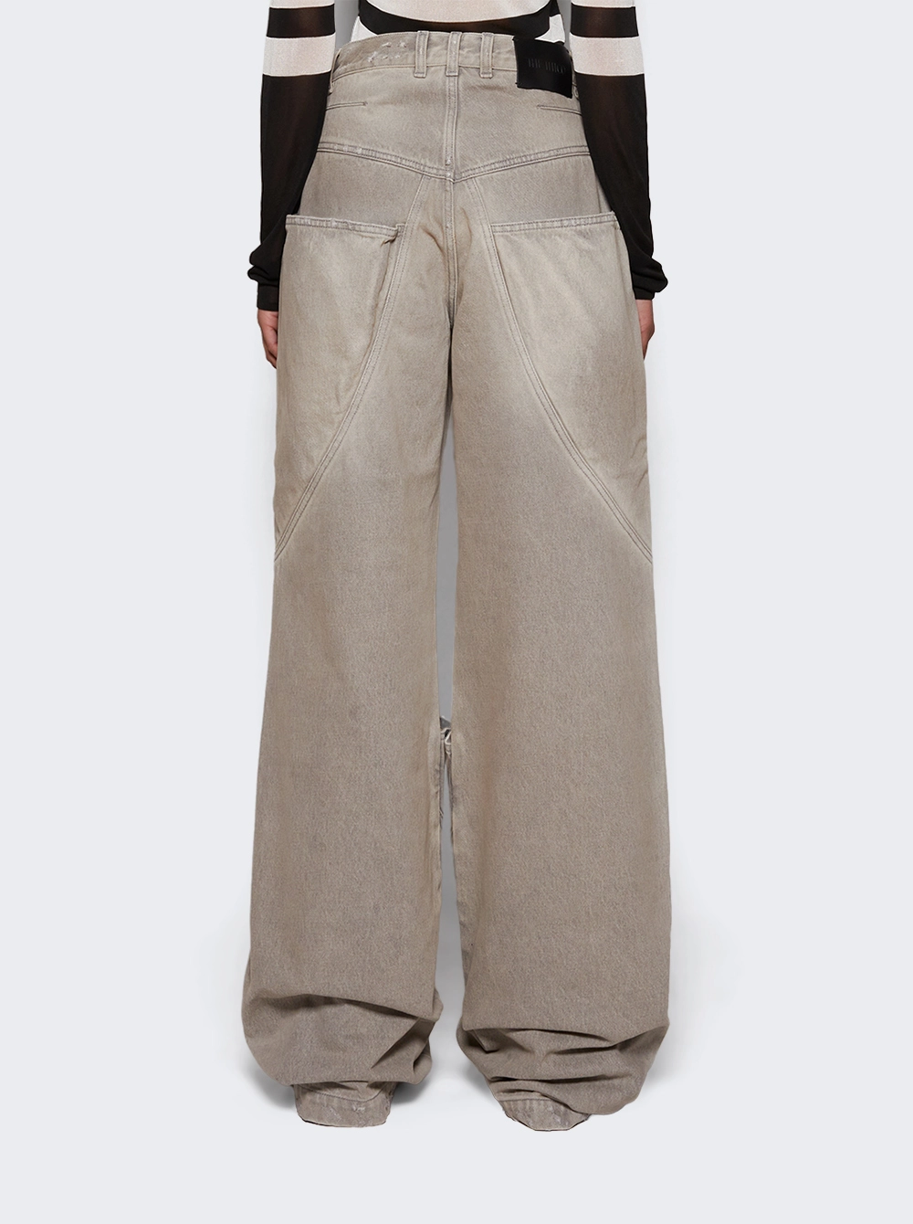 Baggy Long Pants Vintage Grey