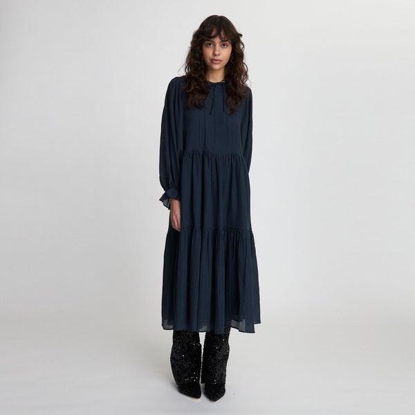 Navy Crispy Dress