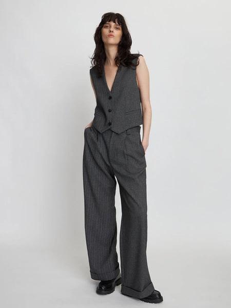 Tailored Pants - Charcoal