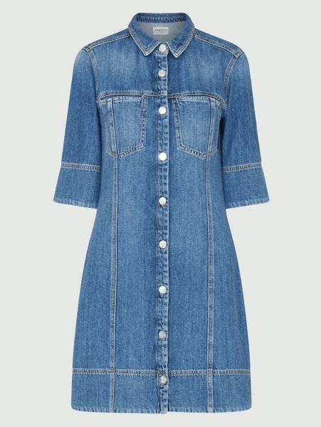 Cabina Denim Mini Dress 24132210542 Col 001