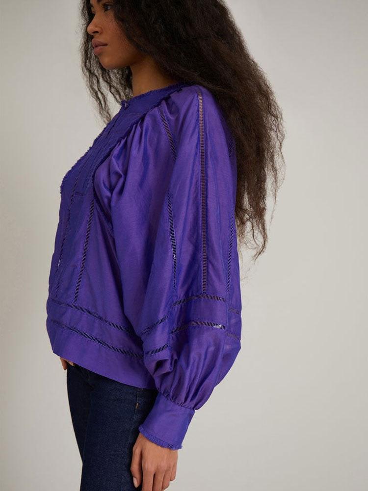 Purple City Blouse