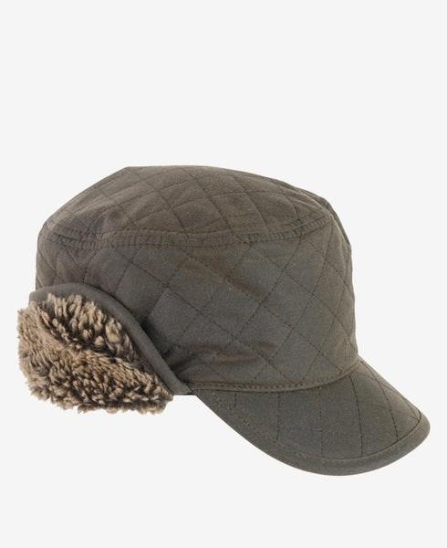 Olive Stanhope Wax Trapper Hat