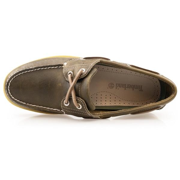 Classic Boat Shoe - A418h Olive Full Grain