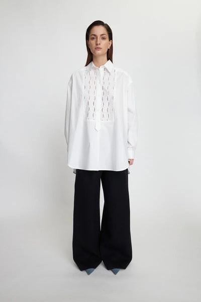 Oversized Blouse With Embroideries