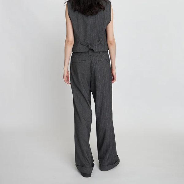 Charcoal Tailored Trousers