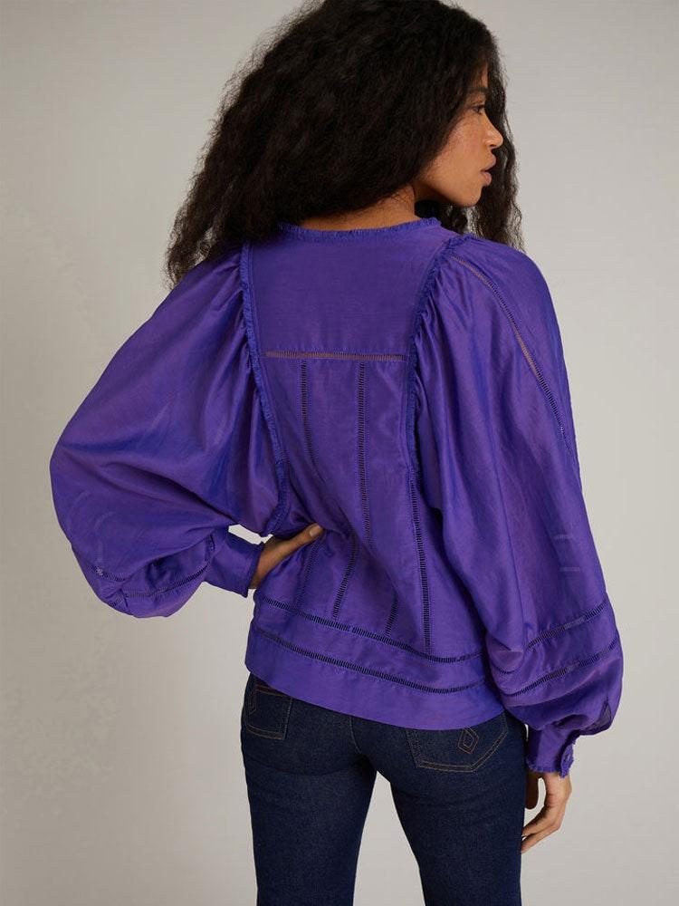 Purple City Blouse