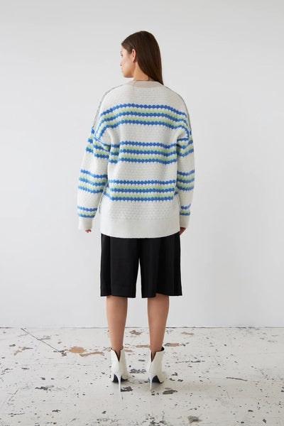 Jaquard Knit Cardigan