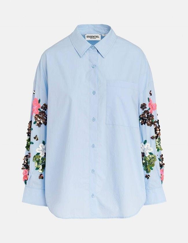 Essentiel Antwerp - Gristle Shirt - Light Blue