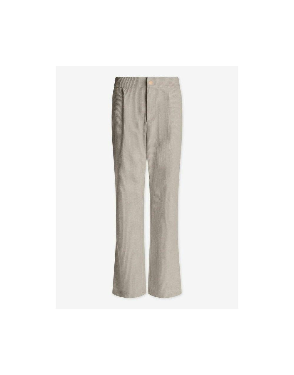 Varley Aberdeen Soft Cord Straight Leg 31.5 Trousers Col: Taupe Marl,