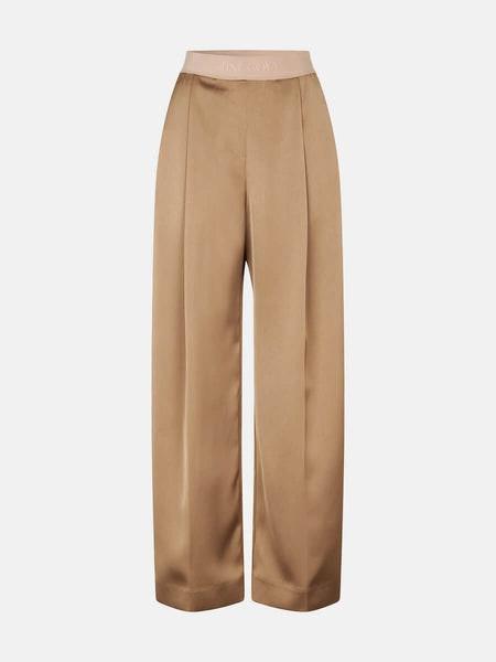 Wide Leg Long Pants - Tiger's Eye