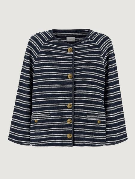 Midnight Blue Prisma Striped Jacket