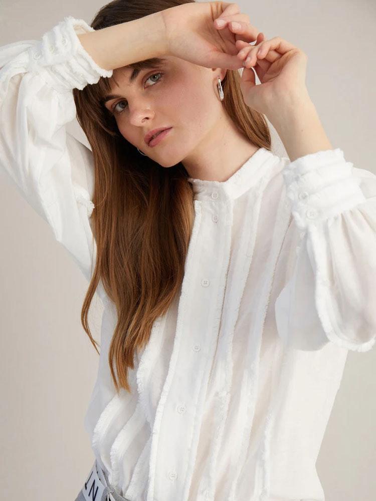 Ivory Dignity Blouse