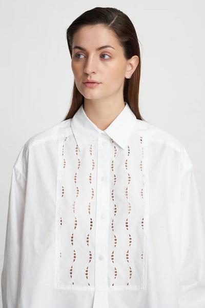 Oversized Blouse With Embroideries