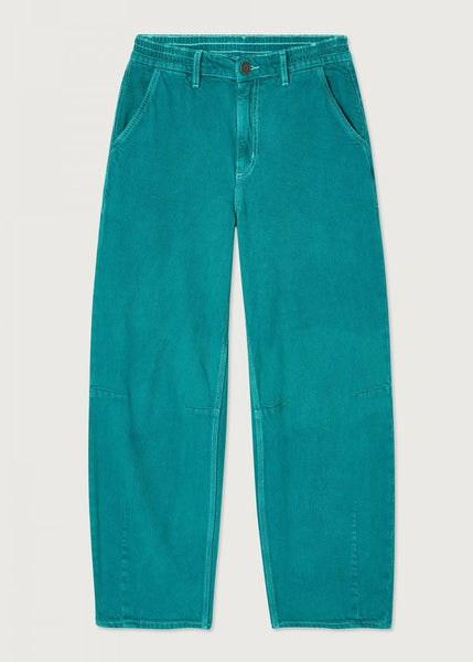 Overdyed Emerald Nyolow Long Jeans